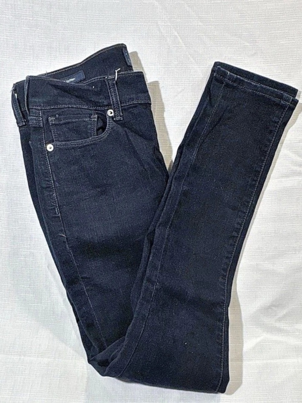 Lucky Brand Brooke Skinny Jeans Black Waist 26 NWT